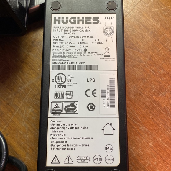 Hughes HT2000W Black Satellite Dual Band 2.4Ghz-5Ghz Modem Router - Picture 8 of 9